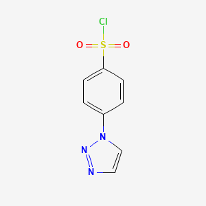 4-(Triazol-1-yl)benzenesulfonyl chloride