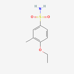 molecular formula C9H13NO3S B2807451 4-Ethoxy-3-methylbenzenesulfonamide CAS No. 838901-80-7