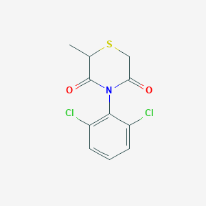 4-(2,6-Dichlorophenyl)-2-methylthiomorpholine-3,5-dione
