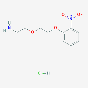 2-[2-(2-Nitrophenoxy)ethoxy]ethanamine;hydrochloride