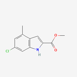 methyl 6-chloro-4-methyl-1H-indole-2-carboxylate