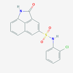 N-(2-chlorophenyl)-2-oxo-1,2-dihydrobenzo[cd]indole-4-sulfonamide