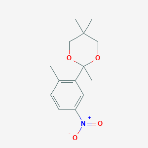 2,5,5-Trimethyl-2-(2-methyl-5-nitrophenyl)-1,3-dioxane