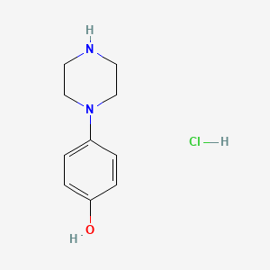 molecular formula C10H15ClN2O B2807526 1-(4-Hydroxyphenyl)piperazine hydrochloride CAS No. 1175036-51-7; 56621-48-8