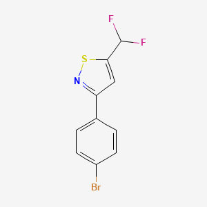 3-(4-Bromophenyl)-5-(difluoromethyl)-1,2-thiazole