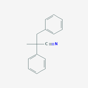 molecular formula C16H15N B2807547 2-Methyl-2,3-diphenylpropanenitrile CAS No. 5558-92-9