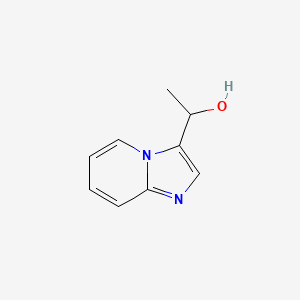 molecular formula C9H10N2O B2807550 A-甲基-咪唑并[1,2-A]吡啶-3-甲醇 CAS No. 30489-50-0