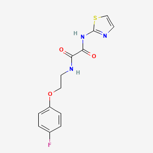 N1-(2-(4-fluorophenoxy)ethyl)-N2-(thiazol-2-yl)oxalamide