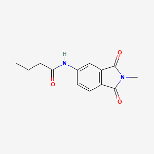 N-(2-methyl-1,3-dioxoisoindol-5-yl)butanamide