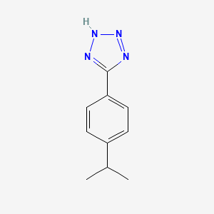 molecular formula C10H12N4 B2807597 5-(4-propan-2-ylphenyl)-2H-tetrazole CAS No. 460363-75-1