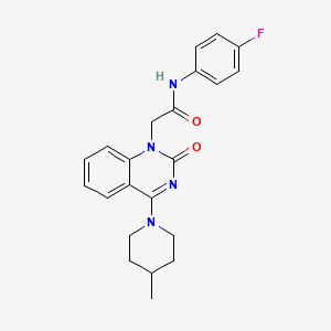 N-(2-bromo-4-methylphenyl)-2-methyl-5-(2-methyl-1,3-thiazol-4-yl)thiophene-3-sulfonamide