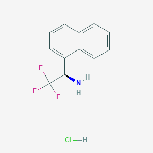 (R)-2,2,2-Trifluoro-1-(naphthalen-1-YL)ethan-1-amine hcl
