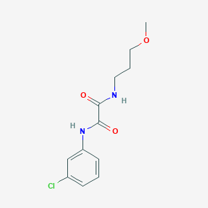 molecular formula C12H15ClN2O3 B2807622 N'-(3-氯苯基)-N-(3-甲氧基丙基)乙酰胺 CAS No. 331863-70-8