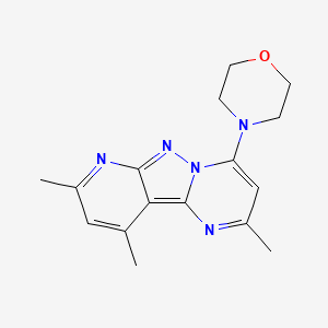 2,8,10-Trimethyl-4-(morpholin-4-yl)pyrido[2',3':3,4]pyrazolo[1,5-a]pyrimidine