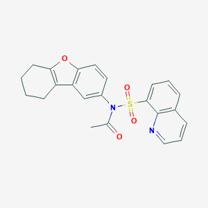 N-acetyl-N-(6,7,8,9-tetrahydrodibenzo[b,d]furan-2-yl)-8-quinolinesulfonamide