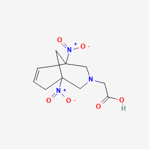 2-(1,5-Dinitro-3-azabicyclo[3.3.1]non-6-en-3-yl)acetic acid