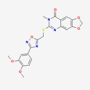 molecular formula C21H18N4O6S B2807643 2-(4-azepan-1-yl-1-oxophthalazin-2(1H)-yl)-N-(4-methoxybenzyl)acetamide CAS No. 1112013-11-2