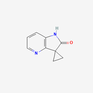 molecular formula C9H8N2O B2807688 Spiro[cyclopropane-1,3'-pyrrolo[3,2-B]pyridin]-2'(1'H)-one CAS No. 1823958-83-3