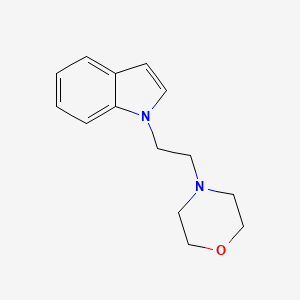 4-(2-(1H-Indol-1-yl)ethyl)morpholine
