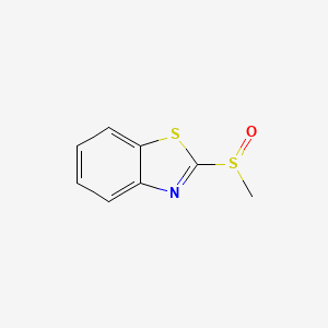molecular formula C8H7NOS2 B2807767 2-(Methylsulfinyl)benzo[d]thiazole CAS No. 3507-54-8