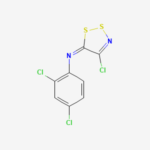 4-chloro-N-(2,4-dichlorophenyl)dithiazol-5-imine