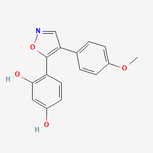 4-[4-(4-Methoxyphenyl)isoxazol-5-yl]benzene-1,3-diol