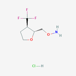 O-[[(2R,3R)-3-(Trifluoromethyl)oxolan-2-yl]methyl]hydroxylamine;hydrochloride
