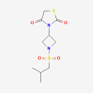 3-(1-(Isobutylsulfonyl)azetidin-3-yl)thiazolidine-2,4-dione