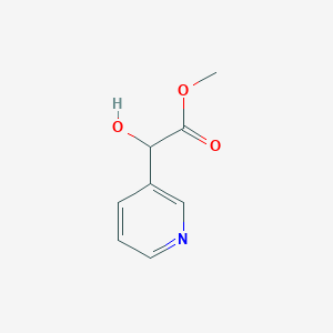 molecular formula C8H9NO3 B2807835 Methyl 2-hydroxy-2-(pyridin-3-yl)acetate CAS No. 155705-86-5