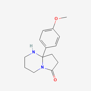 8a-(4-Methoxyphenyl)-octahydropyrrolo[1,2-a]pyrimidin-6-one