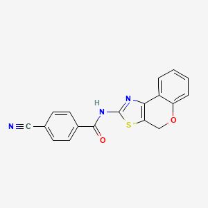 N-(4H-chromeno[4,3-d]thiazol-2-yl)-4-cyanobenzamide