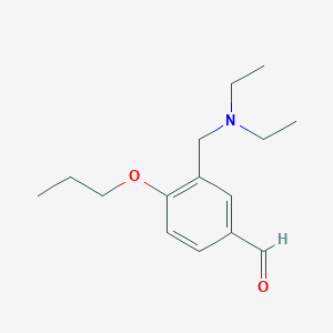 molecular formula C15H23NO2 B2807936 3-二乙基氨基甲基-4-丙氧基-苯甲醛 CAS No. 883549-17-5
