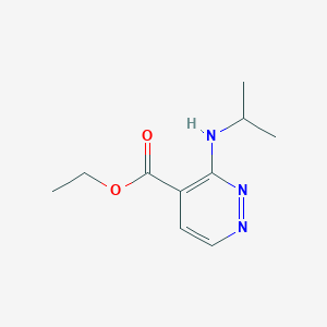 Ethyl 3-(propan-2-ylamino)pyridazine-4-carboxylate