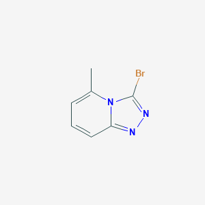 molecular formula C7H6BrN3 B2807949 3-Bromo-5-methyl-[1,2,4]triazolo[4,3-a]pyridine CAS No. 1427852-21-8