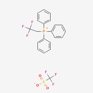 Triphenyl(2,2,2-trifluoroethyl)phosphanium trifluoromethanesulfonate