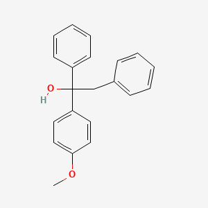 molecular formula C21H20O2 B2808037 1-(4-Methoxyphenyl)-1,2-diphenylethanol CAS No. 14382-03-7