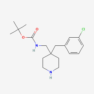 tert-Butyl [4-(3-chlorobenzyl)piperidin-4-yl]methylcarbamate