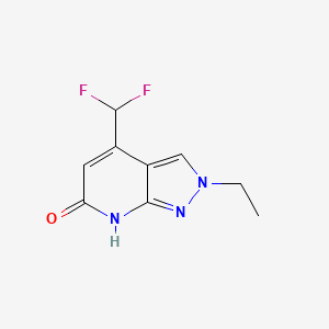 4-(Difluoromethyl)-2-ethyl-2H-pyrazolo[3,4-b]pyridin-6(7H)-one