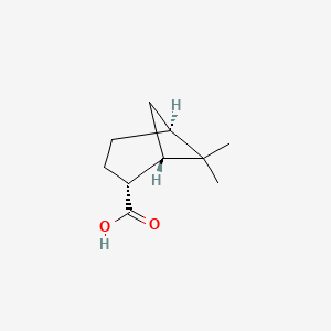 molecular formula C10H16O2 B2808135 (1S,2R,5S)-6,6-Dimethylbicyclo[3.1.1]heptane-2-carboxylic acid CAS No. 33741-29-6
