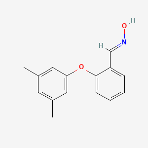 molecular formula C15H15NO2 B2808139 [2-(3,5-二甲基苯氧基)苯基](羟亚胺)甲烷 CAS No. 449778-77-2