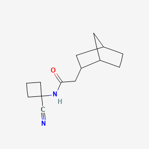 2-{bicyclo[2.2.1]heptan-2-yl}-N-(1-cyanocyclobutyl)acetamide