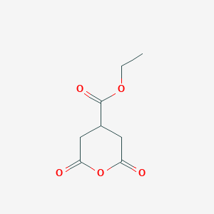 molecular formula C8H10O5 B2808146 Ethyl 2,6-dioxooxane-4-carboxylate CAS No. 2490400-62-7