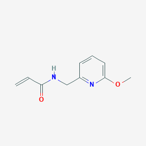 molecular formula C10H12N2O2 B2808168 N-[(6-Methoxypyridin-2-yl)methyl]prop-2-enamide CAS No. 2176544-51-5