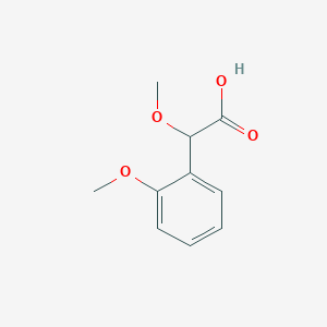 molecular formula C10H12O4 B2808173 2-Methoxy-2-(2-methoxyphenyl)acetic acid CAS No. 141472-00-6