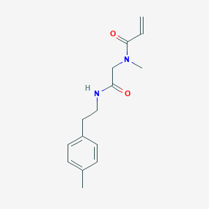 N-Methyl-N-[2-[2-(4-methylphenyl)ethylamino]-2-oxoethyl]prop-2-enamide