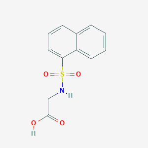 molecular formula C12H11NO4S B280837 ((1-NAPHTHYLSULFONYL)AMINO)ACETIC ACID 