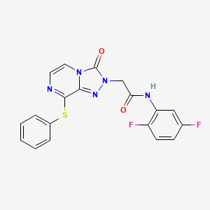 N-(2,5-difluorophenyl)-2-(3-oxo-8-(phenylthio)-[1,2,4]triazolo[4,3-a]pyrazin-2(3H)-yl)acetamide