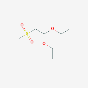 molecular formula C7H16O4S B2808500 1,1-Diethoxy-2-methanesulfonylethane CAS No. 191920-23-7