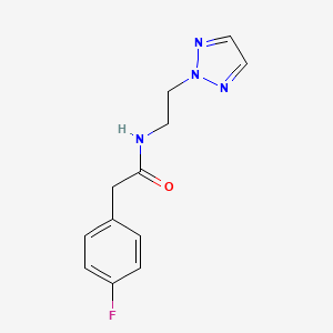 N-(2-(2H-1,2,3-triazol-2-yl)ethyl)-2-(4-fluorophenyl)acetamide