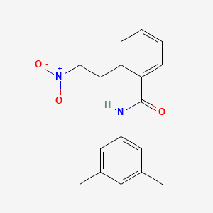 molecular formula C17H18N2O3 B2808600 N-(3,5-dimethylphenyl)-2-(2-nitroethyl)benzamide CAS No. 343372-61-2